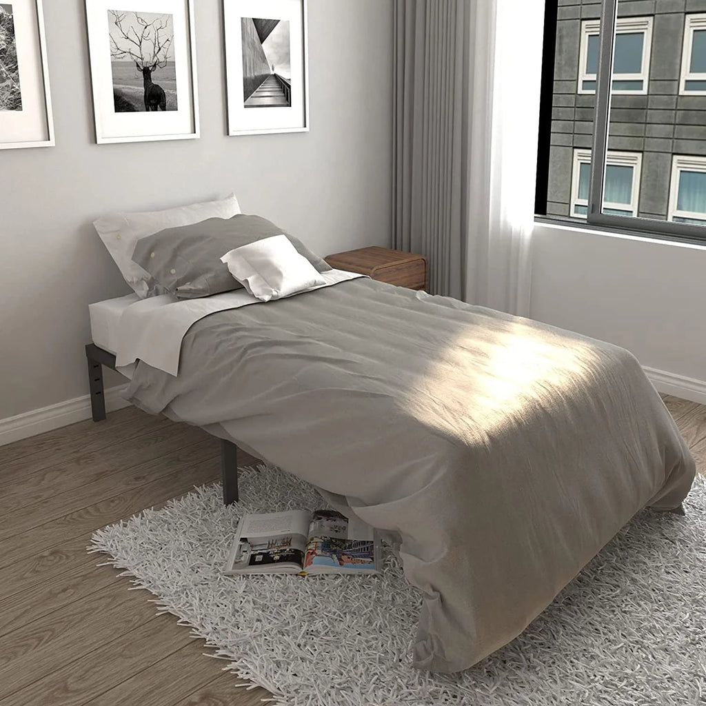 14 inches Twin XL Metal Bed Frame Y99468