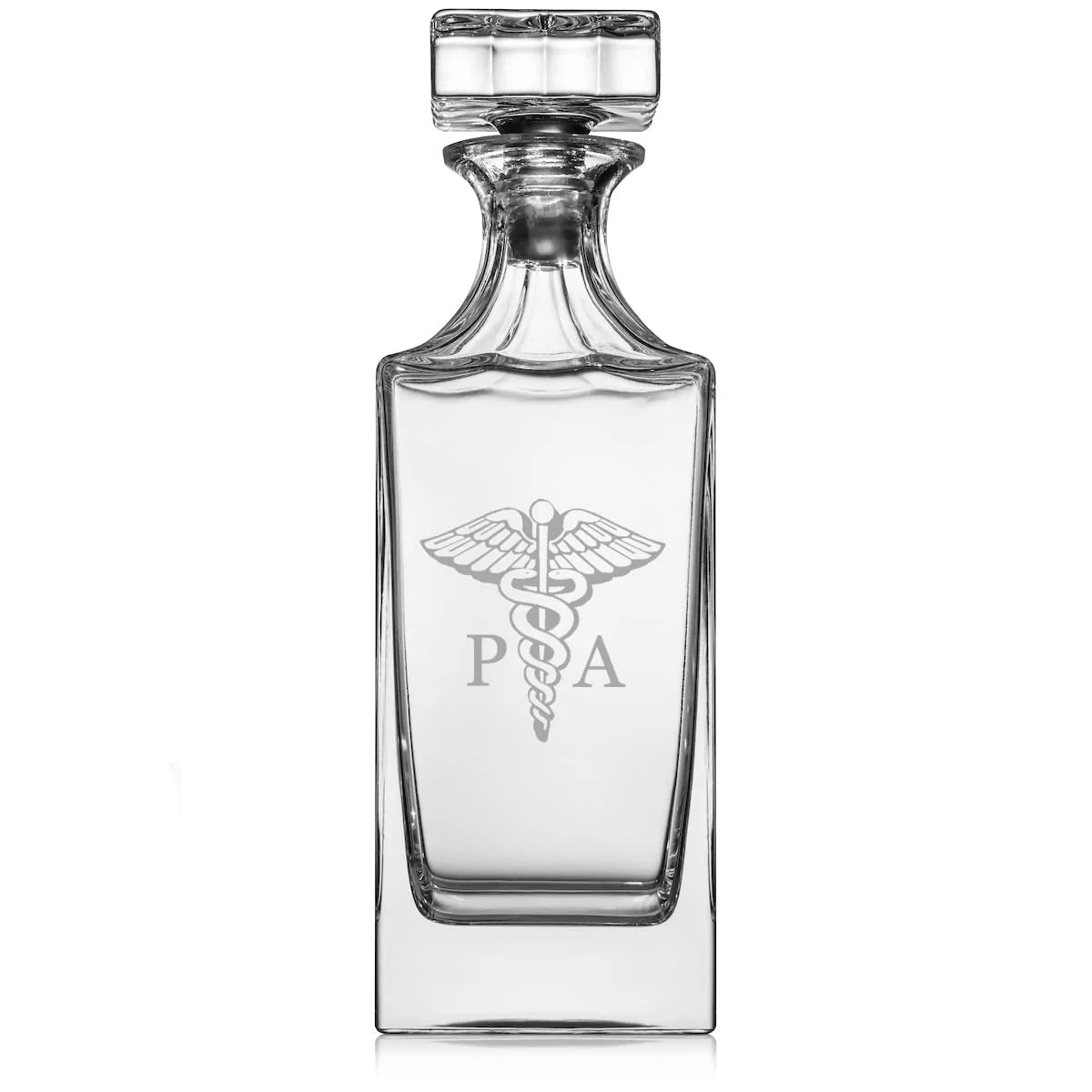 30 oz Glass Whiskey Decanter with Glass Stopper E808260
