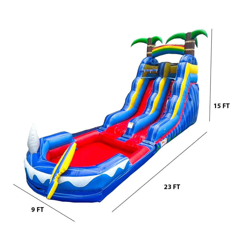 Shark Water Slide with Pool E504