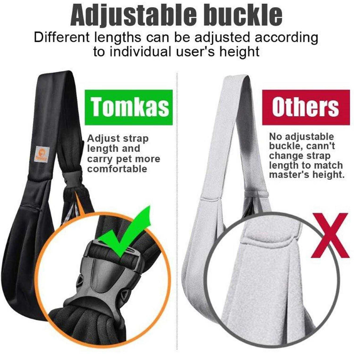 Dog Sling Carrier for Small Dogs C23078