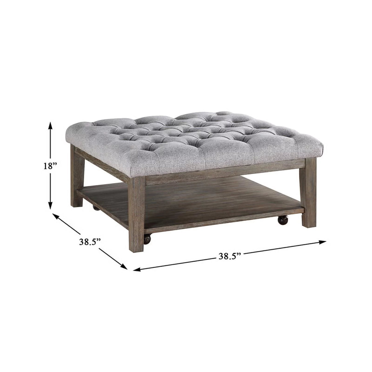 Square Wood Cocktail Table H35086