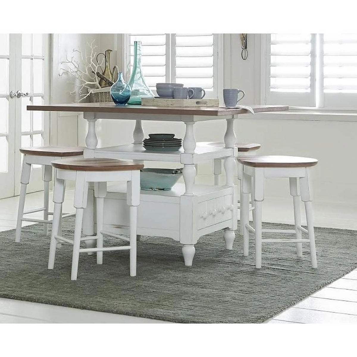Wood Counter Height Dining Table Z4488
