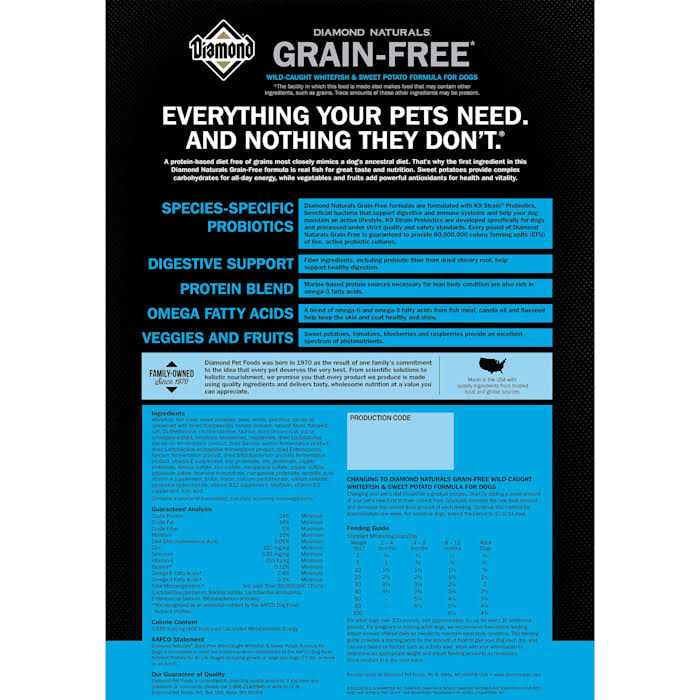 Grain Free Whitefish & Sweet Potato Dry Dog Food M768