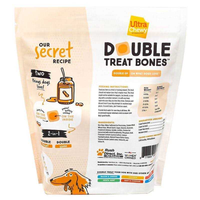Peanut Butter Flavor Dog Treats U6174