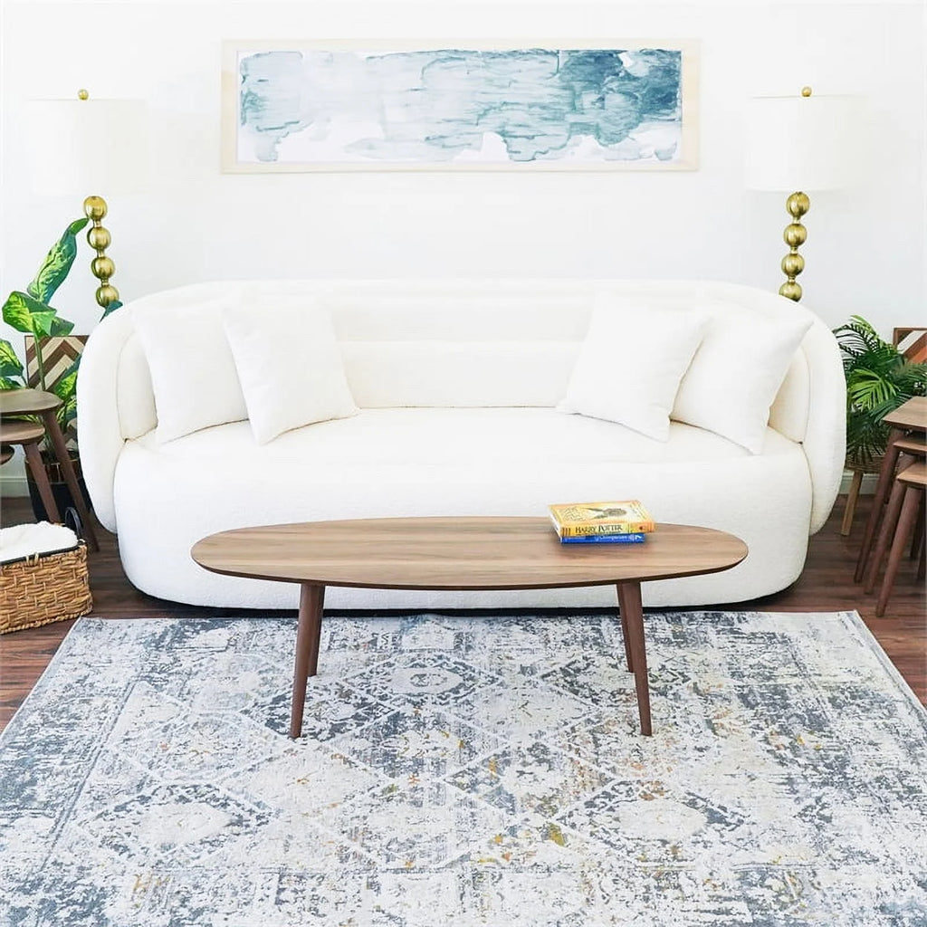Mid-Century Solid Wood Coffee Table J1390