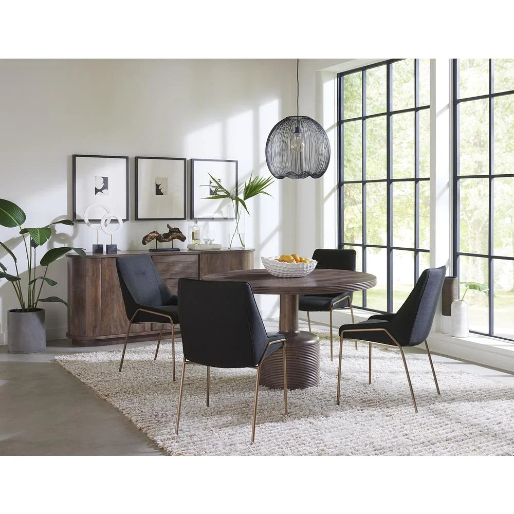Solid Wood Round Dining Table O535036