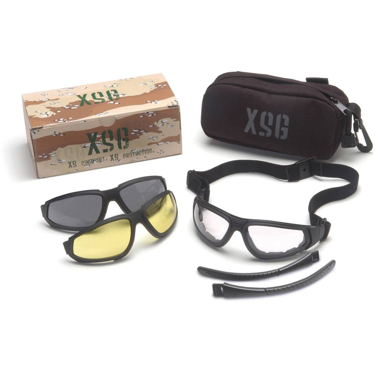 Black Interchangeable Anti-Fog Safety Glasses R83528