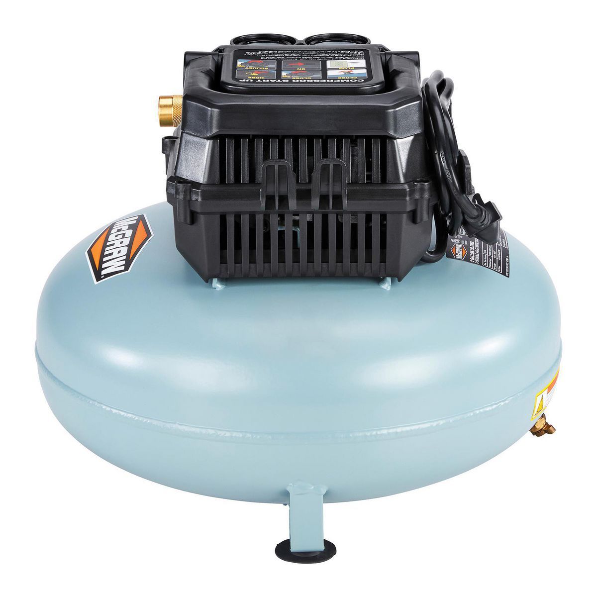 3 Gallon 110 PSI Pancake Air Compressor U30305
