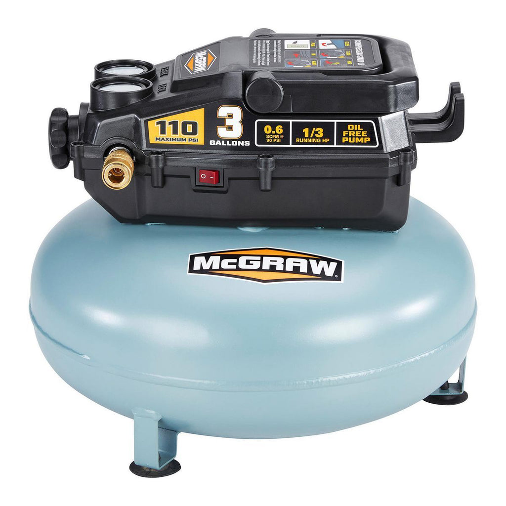 3 Gallon 110 PSI Pancake Air Compressor U30305