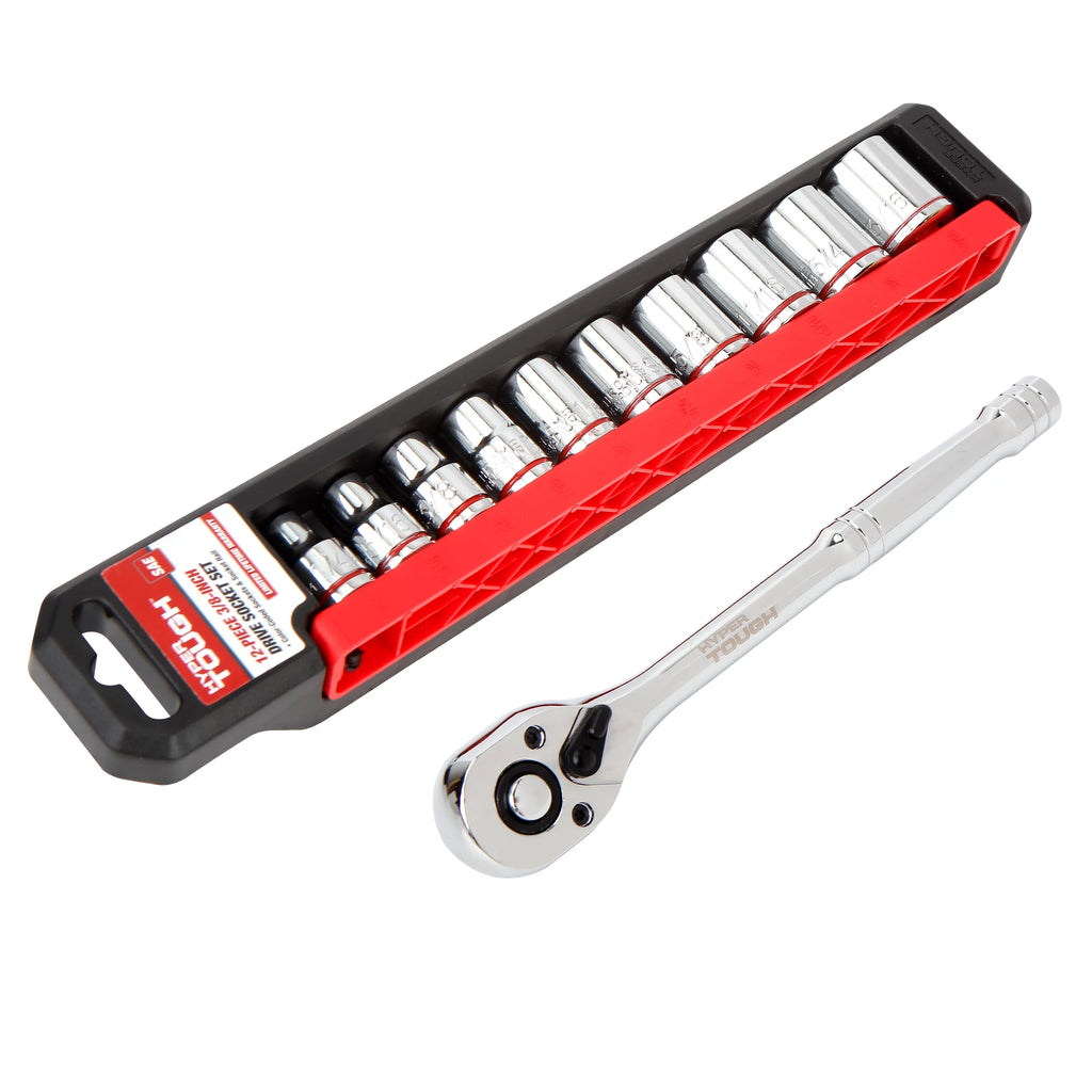 12-Piece 3/8-inch Drive Socket Set SAE F992838