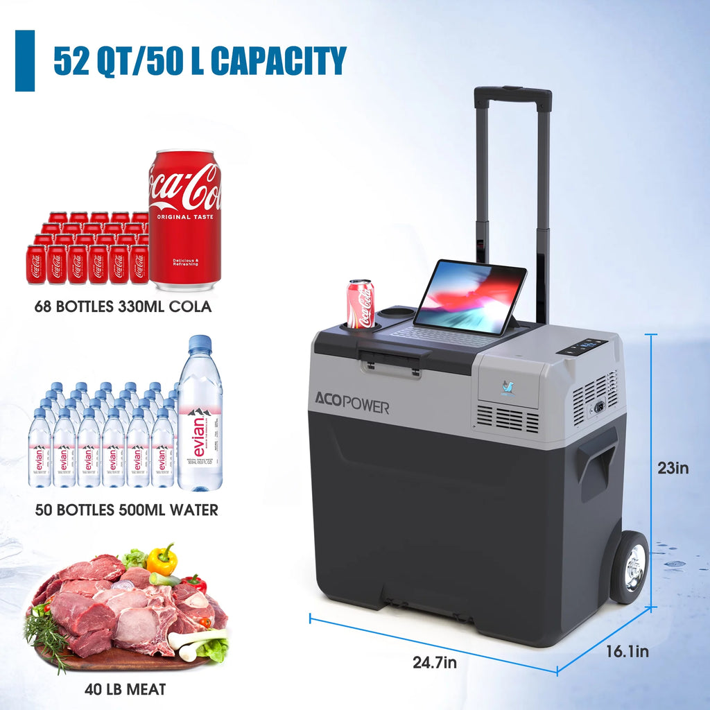 52Qt Portable Car Freezer with APP Control B721531