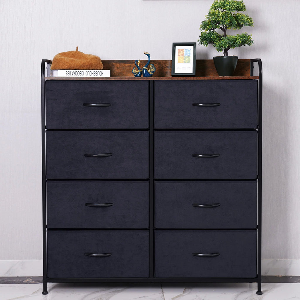8 Drawer Rustic Finish Dresser U77569