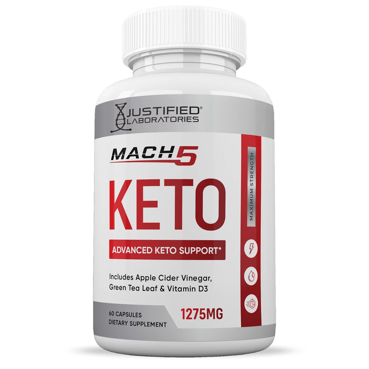 Keto ACV Pills 1275mg Dietary Supplement 180 Capsules C7266