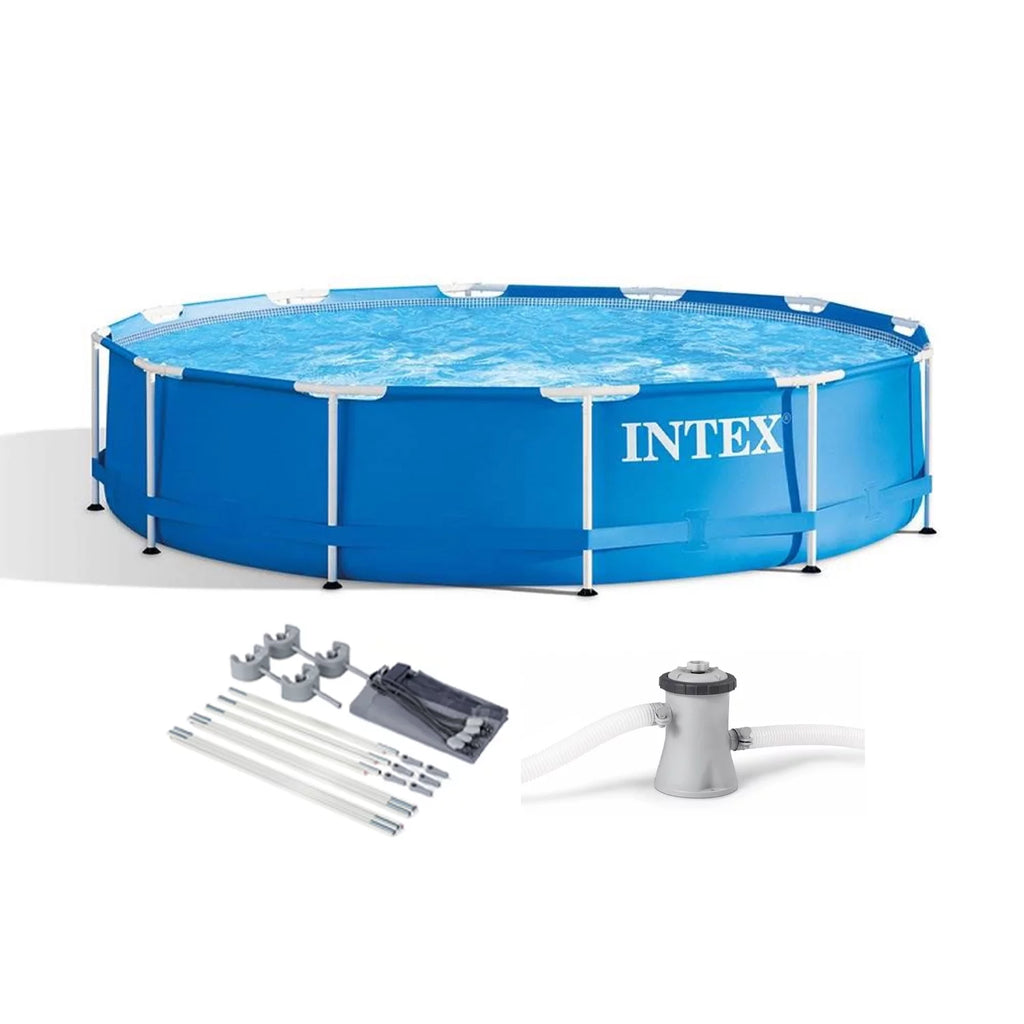 12 x 30 Metal Frame Swimming Pool with Filter Pump M741