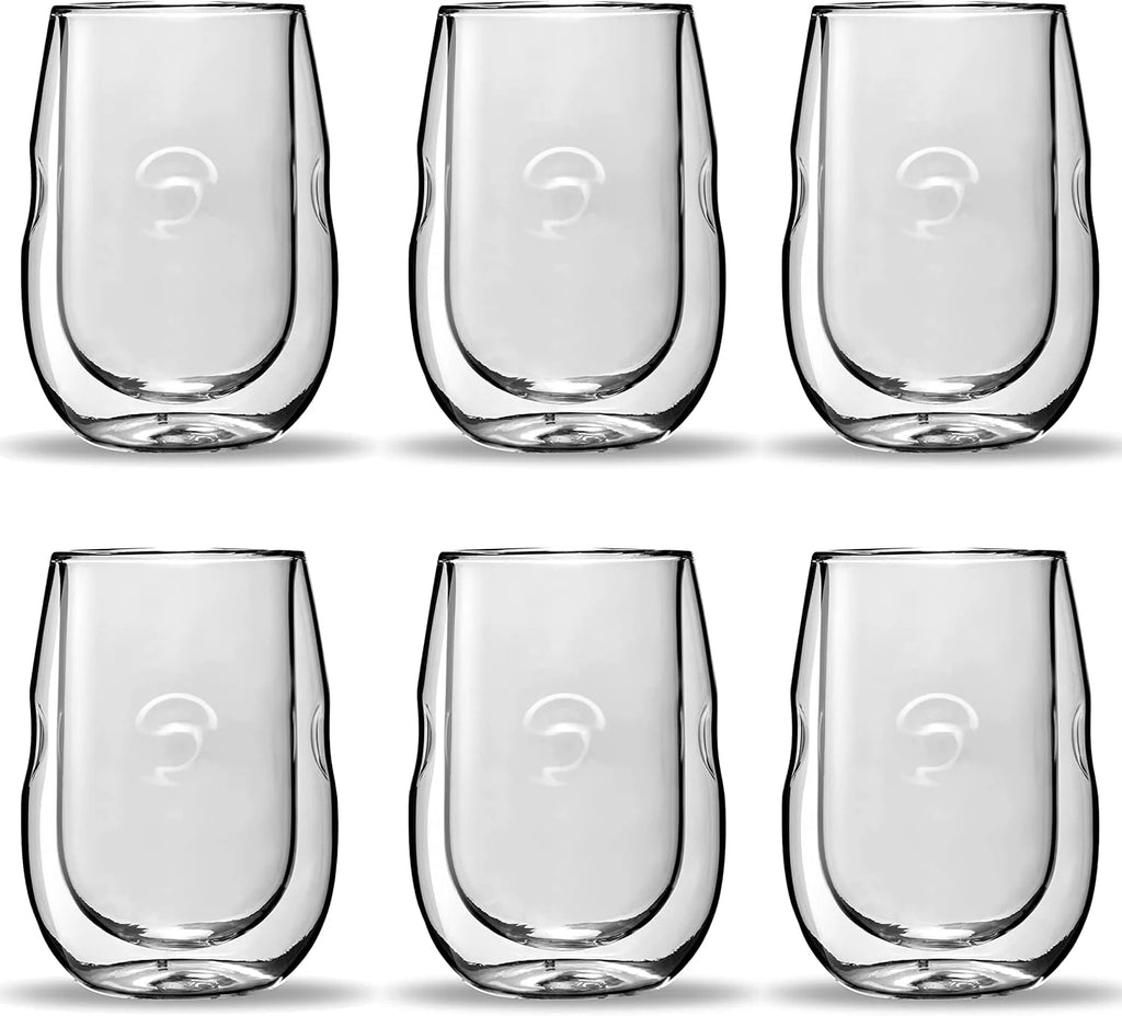 Double Wall Insulated Wine Glasses Set Of 6 K936