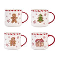 Ceramic Mug Set of 4, 16oz F28656