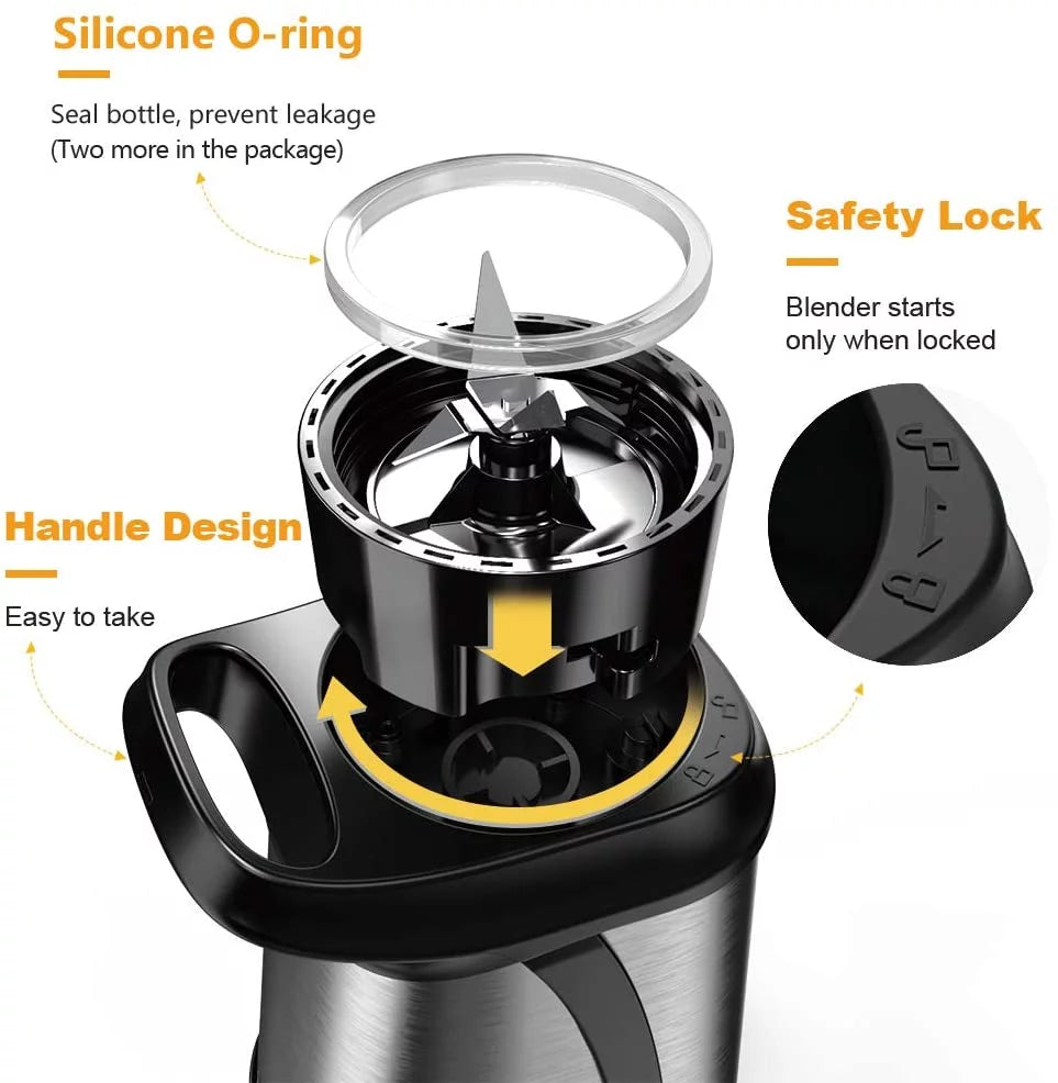 Single Serve Blender with 20Oz BPA-Free Cup E961747