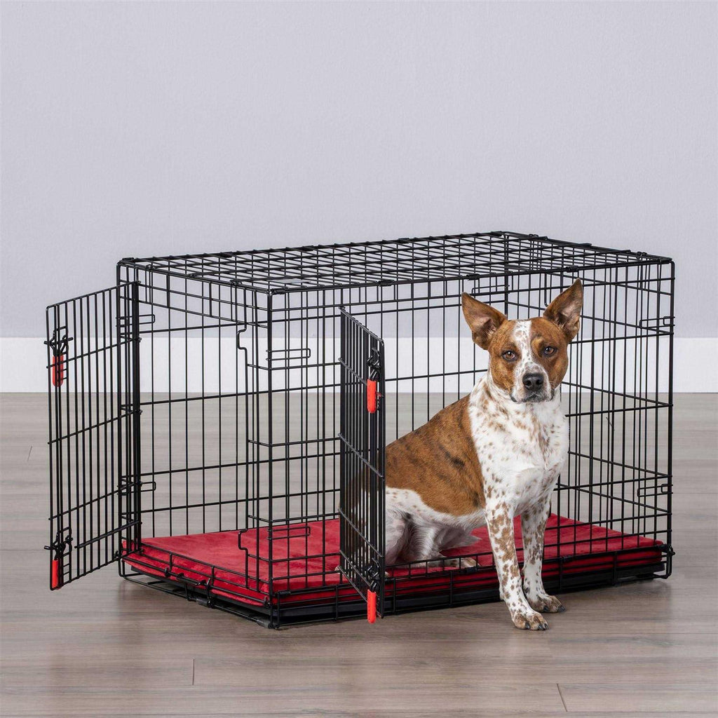 Double Door Wire Dog Crate with Divider Panel X844217
