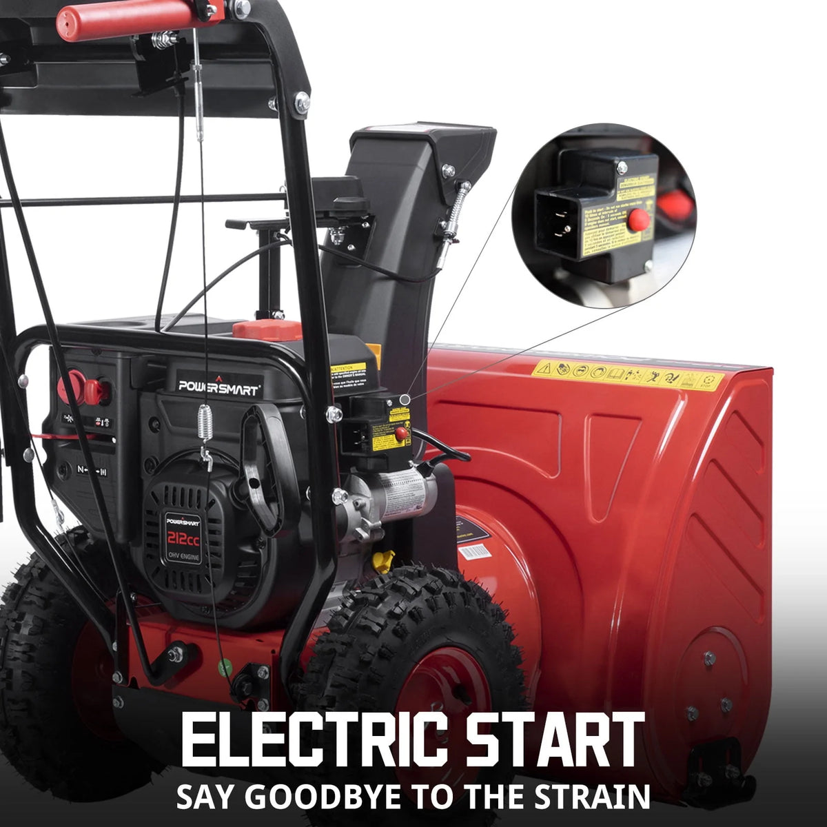 24 in. Two-Stage 212CC Self-Propelled Gas Snow Blower B86237