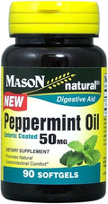Peppermint Oil 50 mg Enteric Coated Softgels 90 Softgels Pack of 4 F101