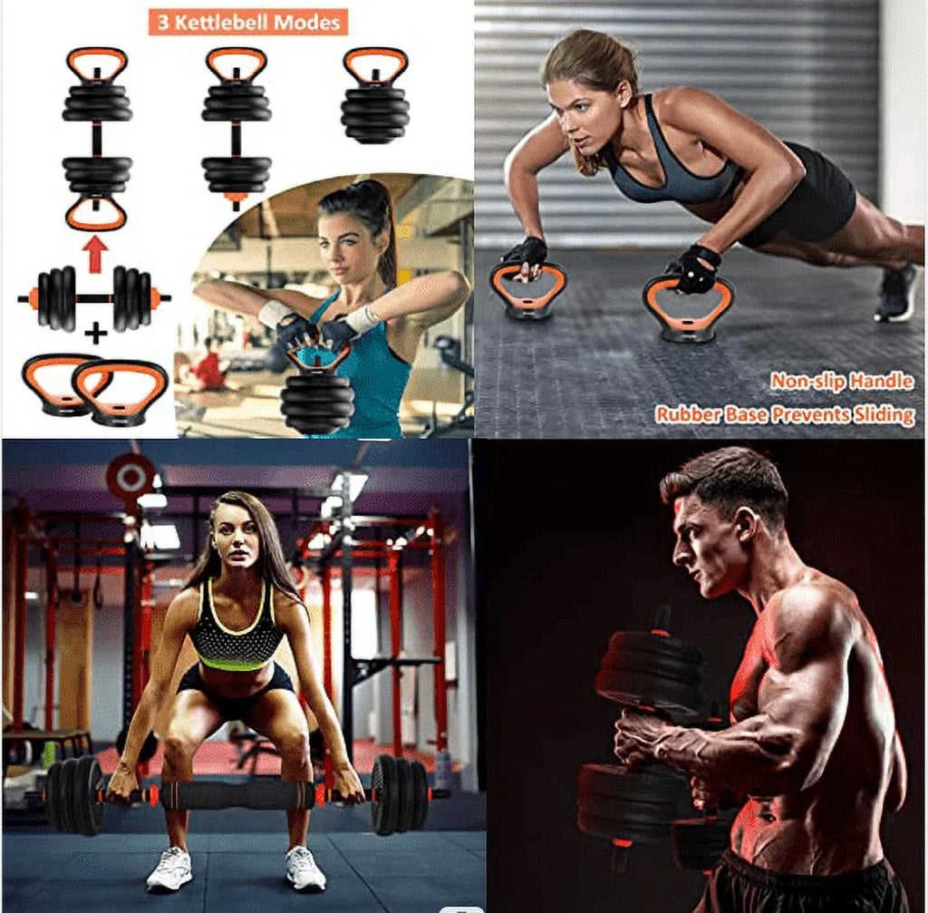 Adjustable Dumbbell Set Black N1982