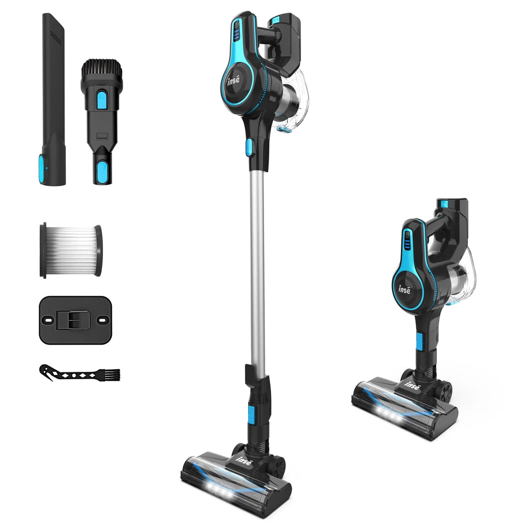 Cordless Stick Vacuum Cleaner 6-in-1 Lightweight Handheld Vacuum Blue U691