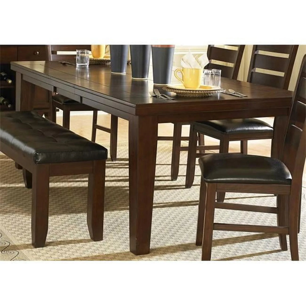 Dark Oak Dining Table D31205