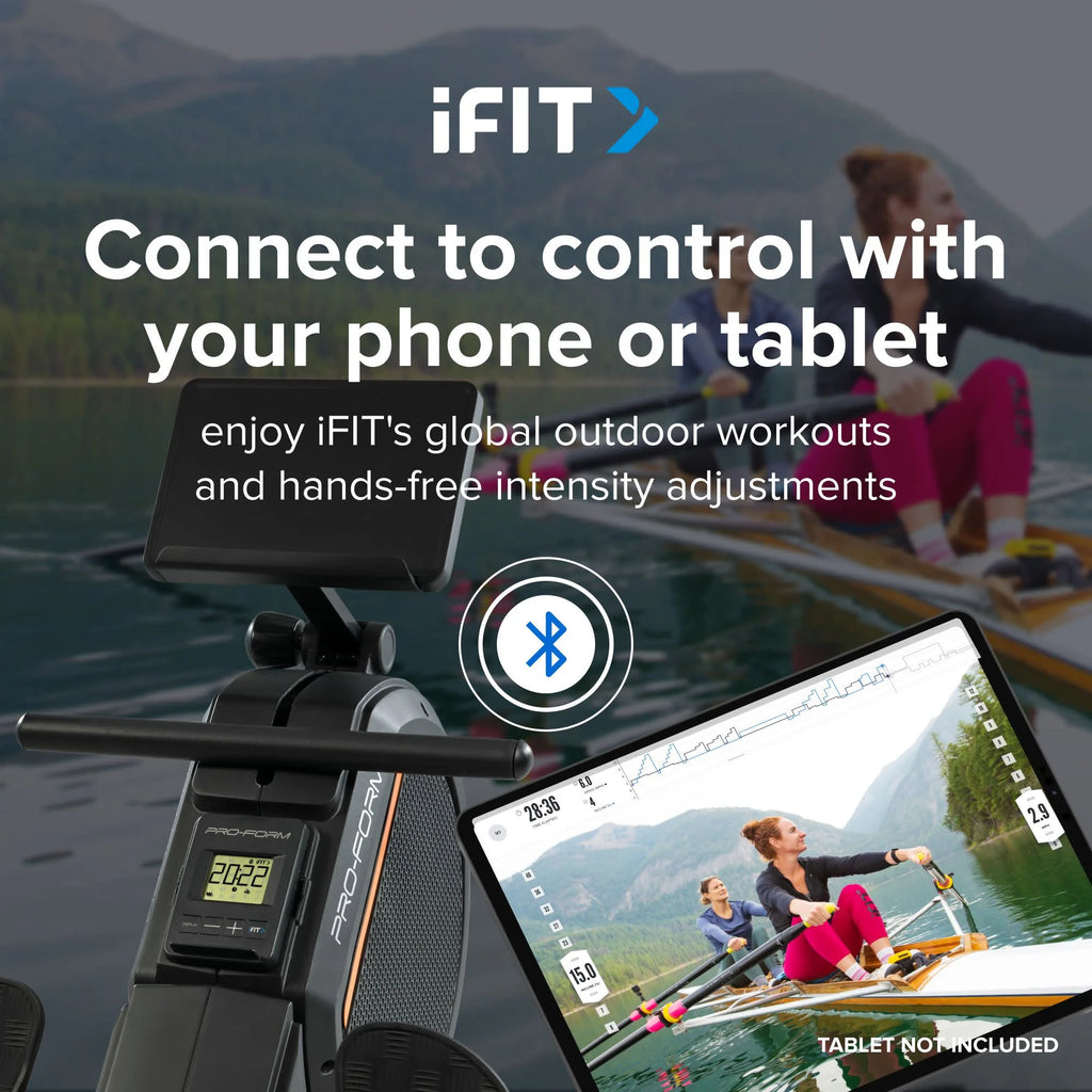 Rower with LCD Display and Tablet Holder J375752