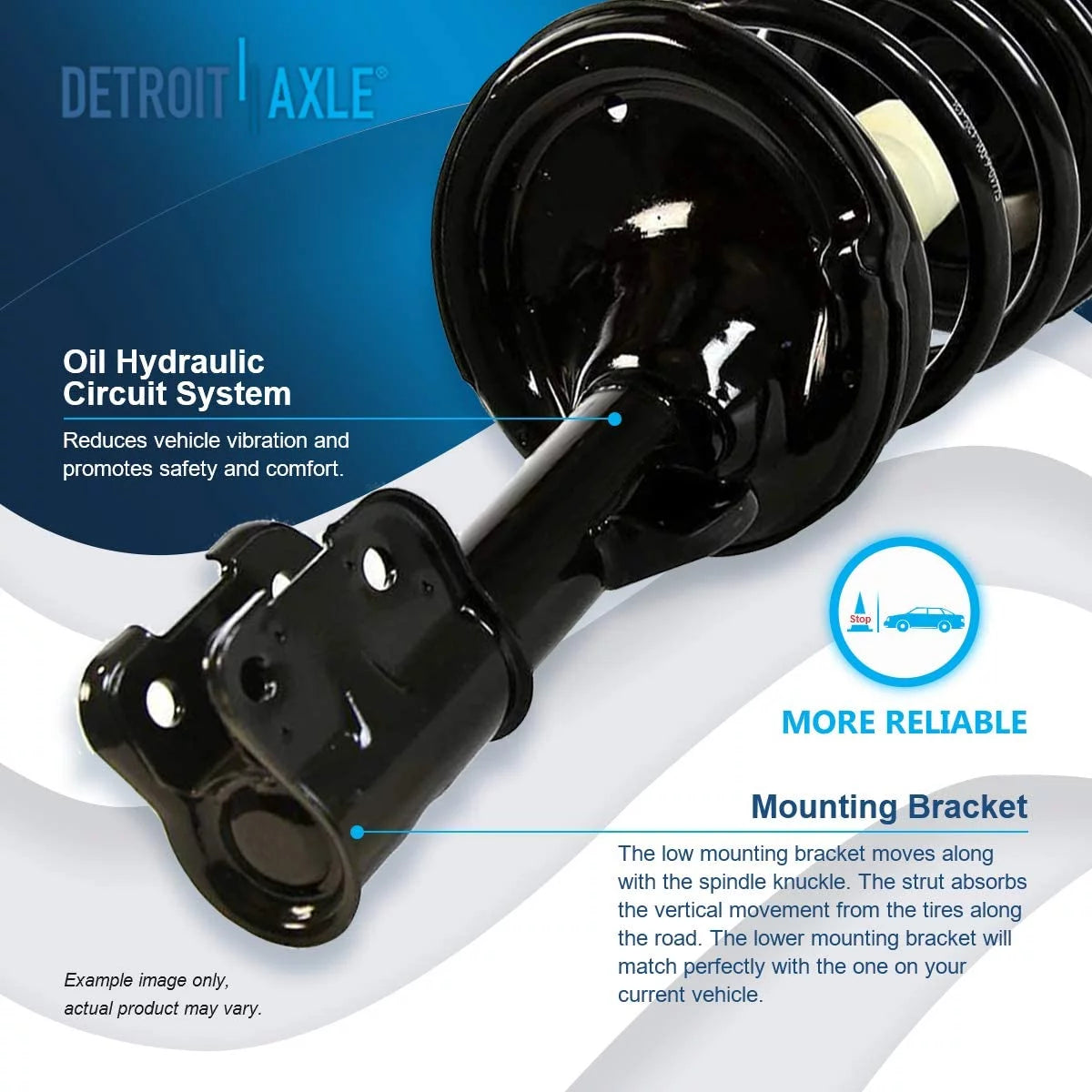 Front Struts Sway Bars Replacement for Hyundai Santa Fe E571666