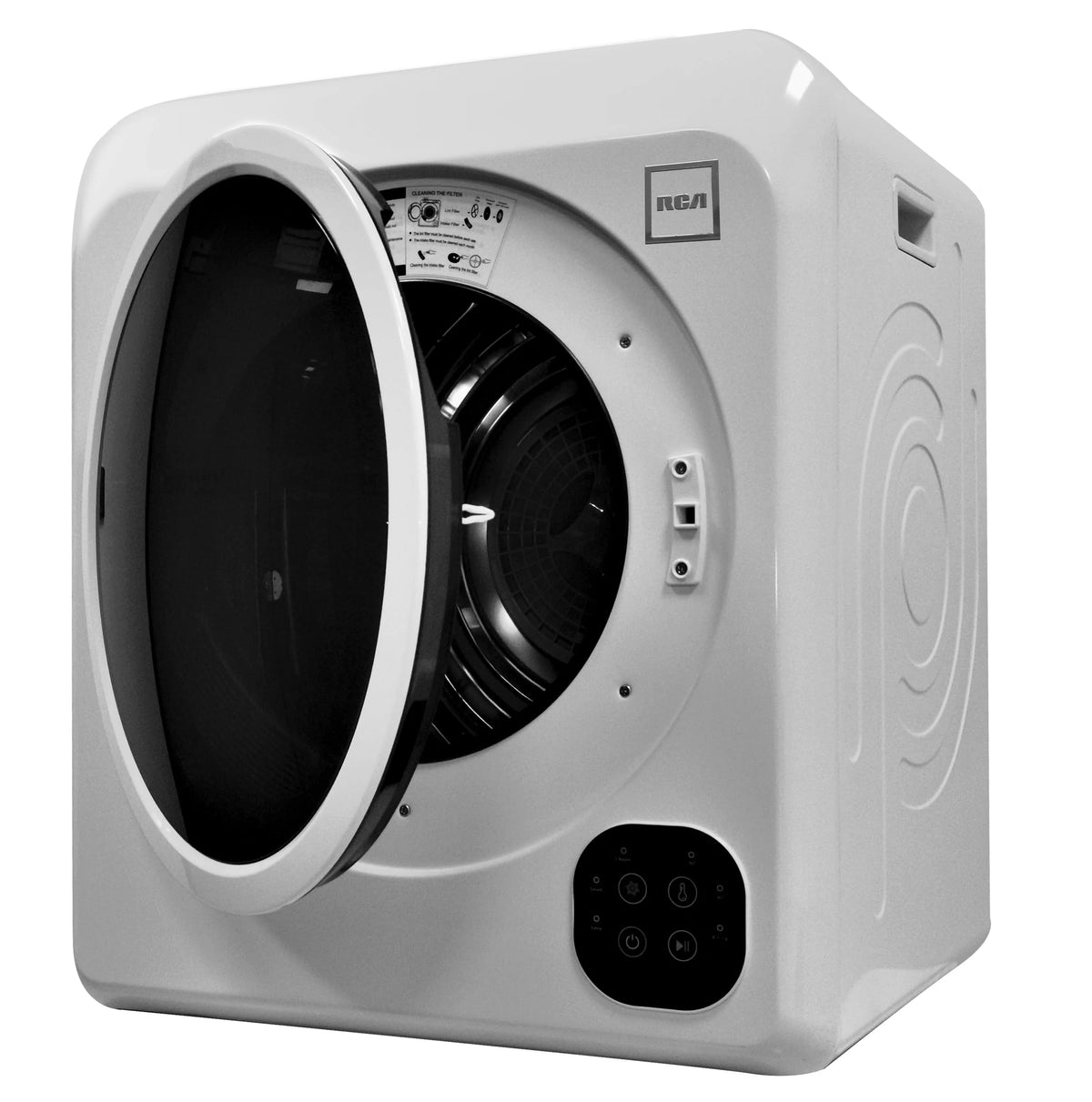 White 3.75 Cu ft Ventless Electric Dryer X380