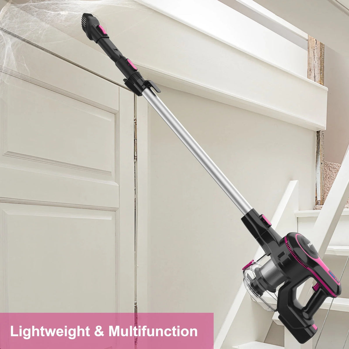 Cordless Stick Vacuum Cleaner 6-in-1 Lightweight Handheld Vacuum Blue U691