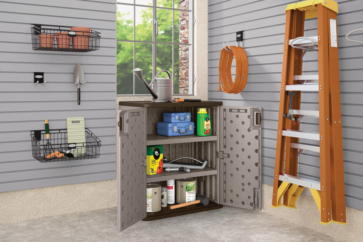 2-Shelf Resin Base Cabinet U938