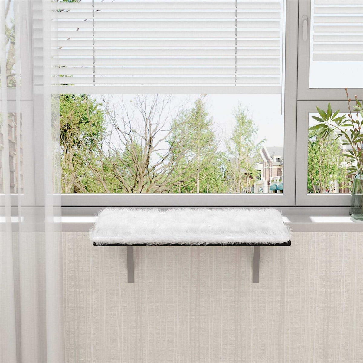 Cat Window Perch & Windowsill Bed with Soft Cushion M234230