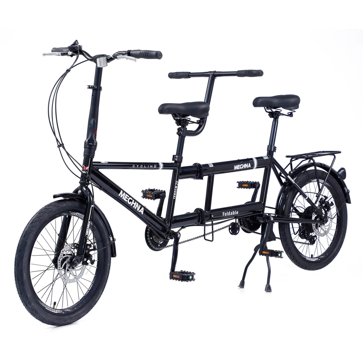 20 inches Wheels 2-Seater 7 Speed Folding Tandem Bike N9336