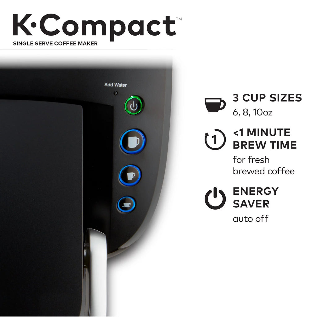 Black Single-Serve K-Cup Pod Coffee Maker M823924