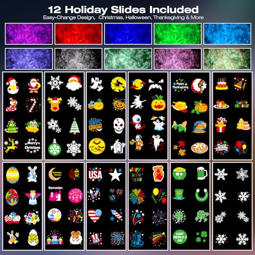 Christmas Halloween Outdoor Projector Lights B77226