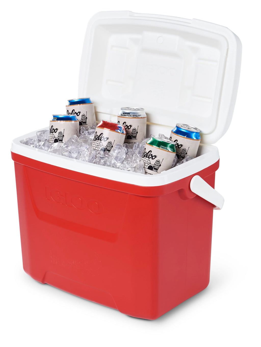 28 QT Red Ice Chest Cooler O4962