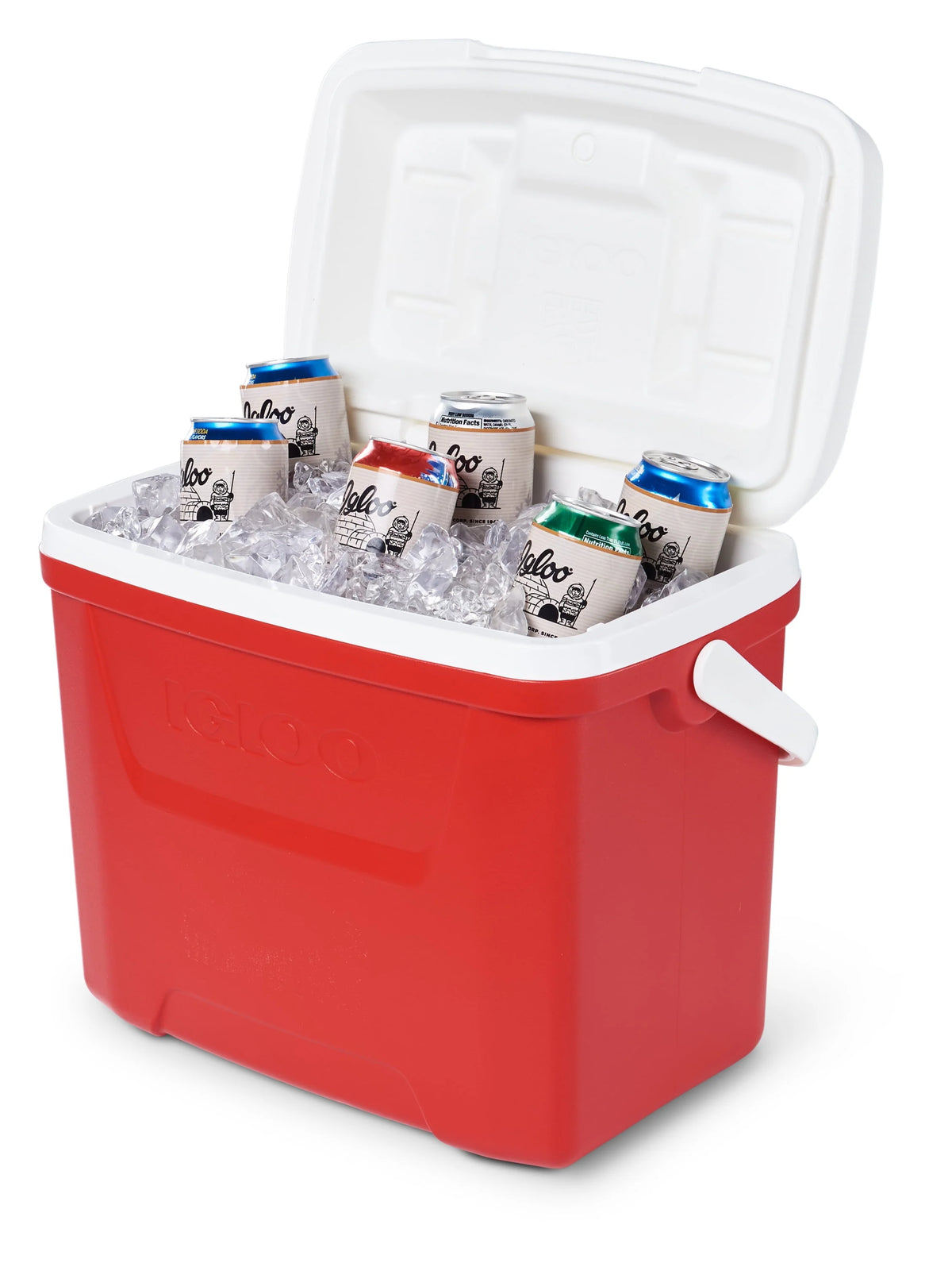28 QT Red Ice Chest Cooler O4962