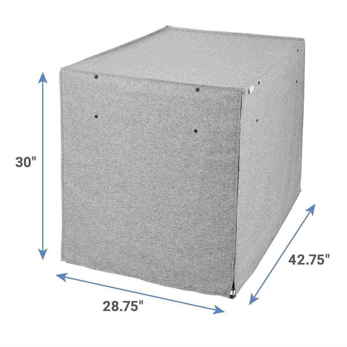 Faux Linen Dog Crate Cover B45070