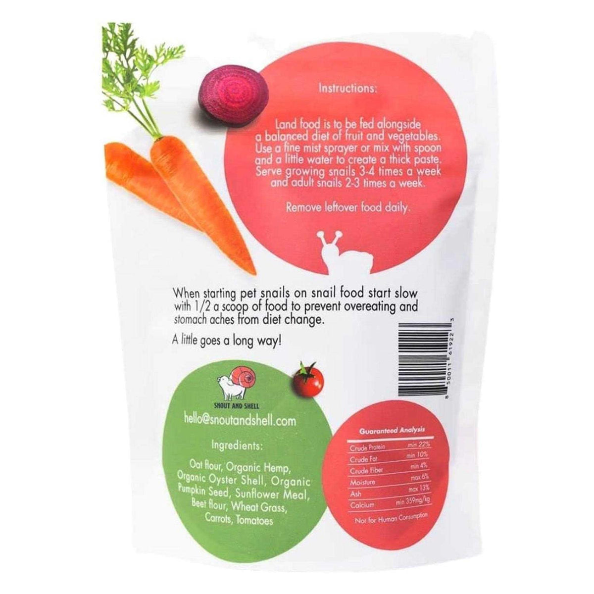 Vegetable Flavored Pet Snail Food High-Protein A52030