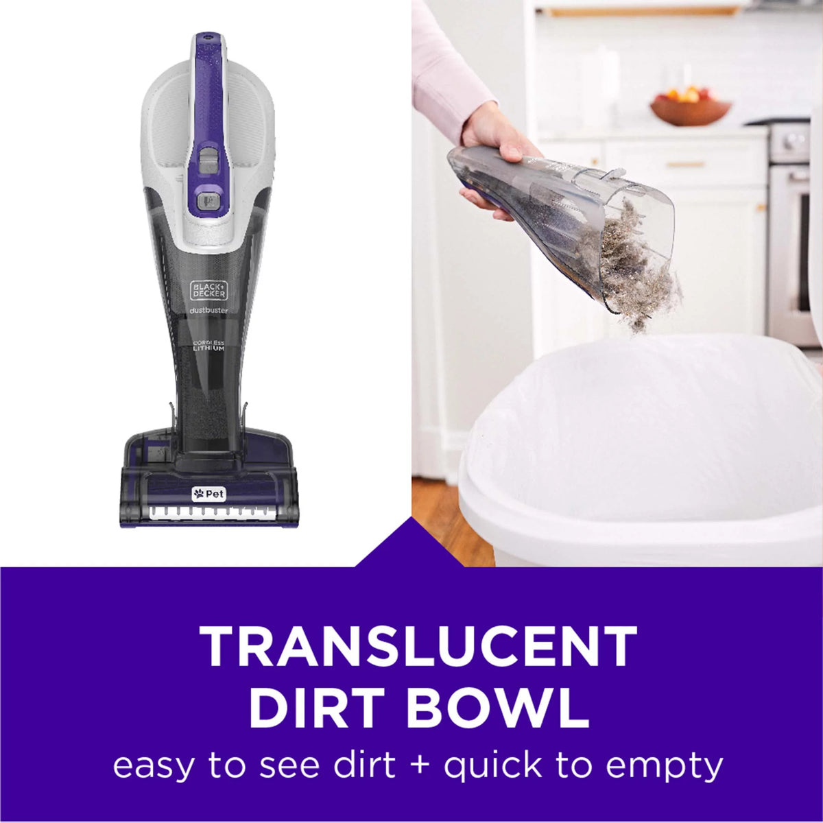 Cordless Pet Hand Vacuum U3846
