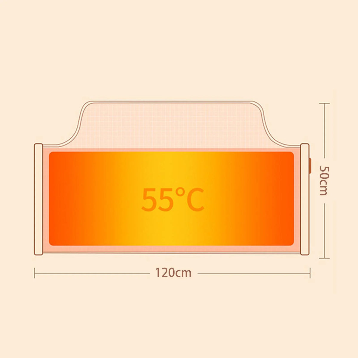 Portable Electric Space Heater with Overheat Protection O81624
