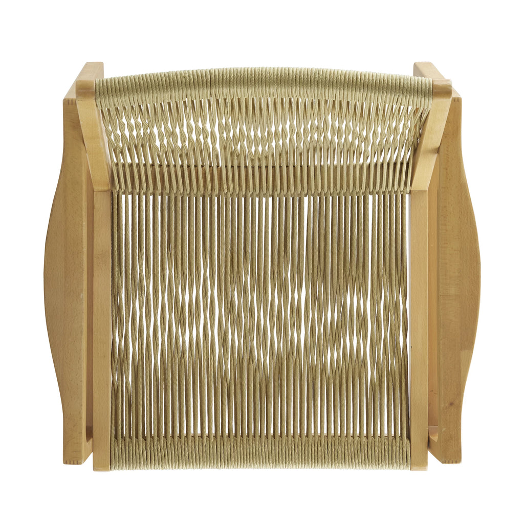 Natural Woven Rope Beechwood Rocking Chair B86250