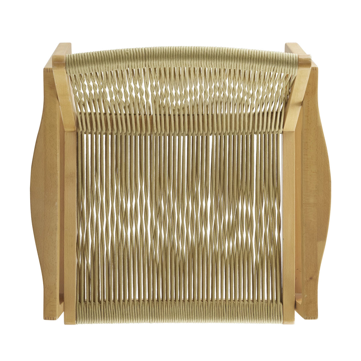 Natural Woven Rope Beechwood Rocking Chair B86250