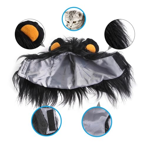 Cat Lion Mane Wig Hat Costume V6780