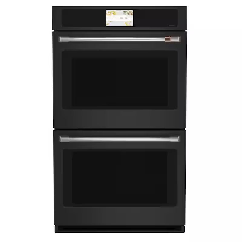 30 in. Double Electric Wall Oven with Convection Self-Cleaning Matte Black R43044