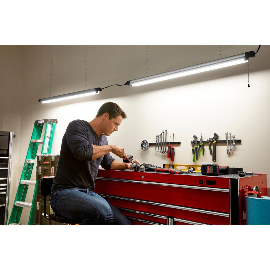 5500 Lumen 4 ft. Linkable LED Hanging Shop Light L33758