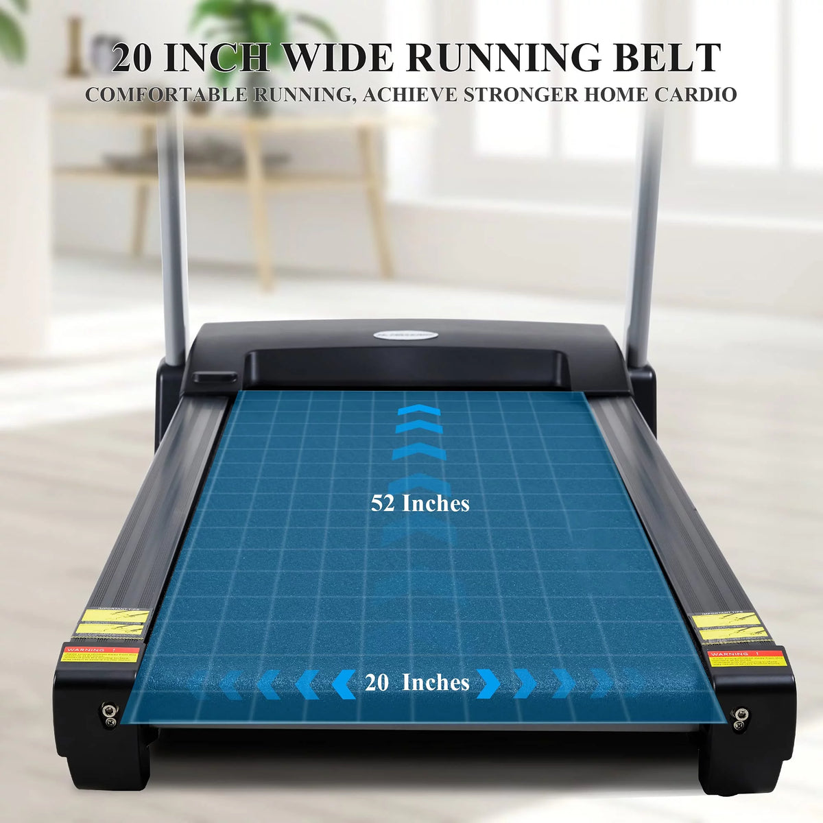 Folding Treadmill with 15% Electric Incline D661