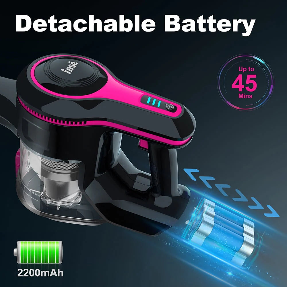 Cordless Stick Vacuum Cleaner 6-in-1 Lightweight Handheld Vacuum Blue U691