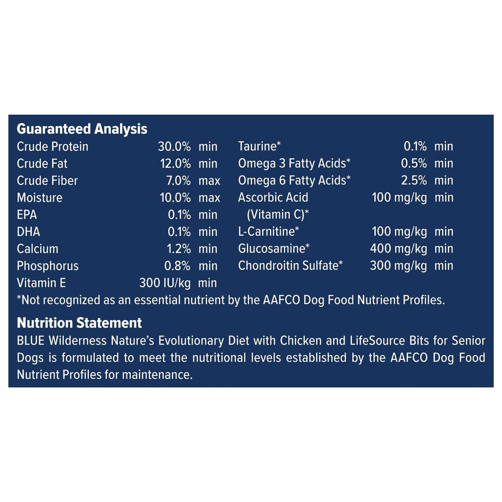 Chicken Senior Dry Dog Food N305797